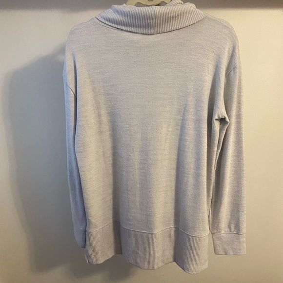 Gap Softspun Pullover Gray Turtleneck, Size Medium - Picture 4 of 8